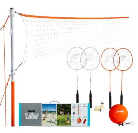 Photo 1 of Franklin Sports Volleyball and Badminton Starter Set
