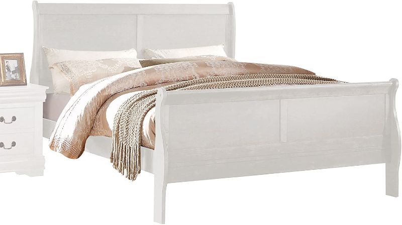 Photo 1 of ACME Furniture Louis Philippe Twin Bed, White
