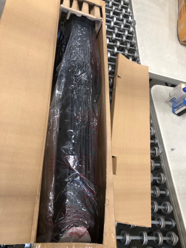 Photo 1 of Tower Fan TECHVILLA TE-TF001 Oscillating Fan with Remote, Quiet Cooling Fan Features 3 Modes 3 Speeds, 75° Oscillation Auto-off Backlight and 12H Timer, Portable Standing Floor Fan for Bedroom, Black
