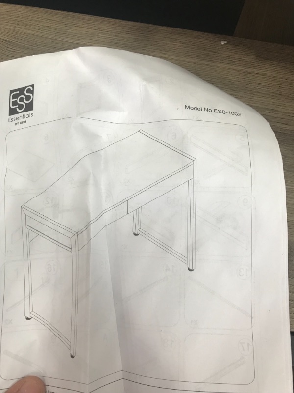 Photo 5 of Crosby OFM Model ESS-1002 2-Drawer Office Desk - Driftwood
**LOOSE MISSING HARDWARE**