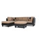 Photo 1 of 3 Piece Modern Soft Reversible Microfiber and Faux Leather Sectional Sofa with Ottoman
**MISSING COMPONENTS NOT COMPLETE, BOX 3/4 ONLY, MISSONG 1,2 AND 4
