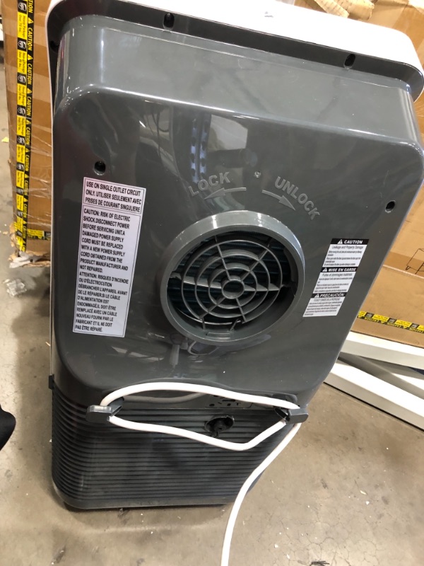 Photo 3 of Shinco 8,000 BTU Portable Air Conditioner with Built-in Dehumidifier Function,Fan Mode, Quiet AC Unit Cools Rooms up to 200 sq.ft, LED Display, Remote Control, Complete Window Mount Exhaust Kit
**NO COOL AIR**