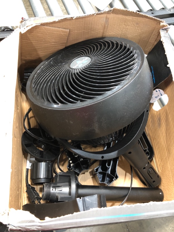 Photo 2 of 683 Pedestal Whole Room Air Circulator Fan, 32 in.-38 in. Adjustable Height

//used// tested working 