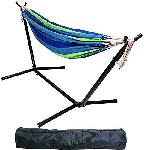 Photo 1 of BalanceFrom Double Hammock with Space Saving Steel Stand and Portable Carrying Case, 450-Pound Capacity


//USED //