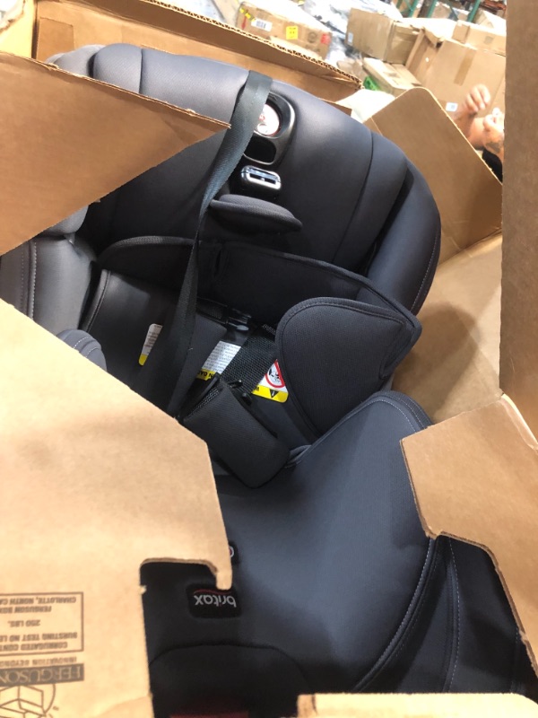 Photo 3 of Britax Boulevard ClickTight Convertible Car Seat, Cool N Dry Charcoal - Cooling & Moisture Wicking Fabric
