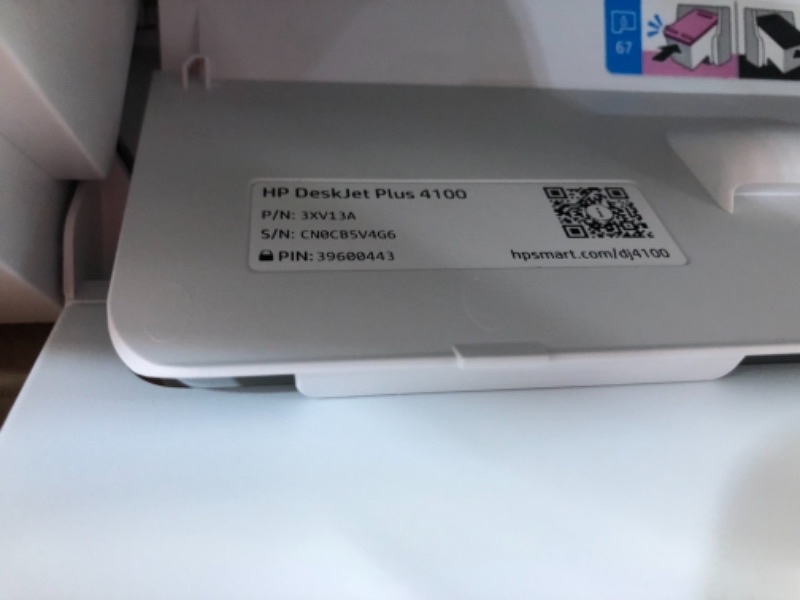 Photo 3 of HP DeskJet 4155 Wireless All-in-One Color Printer