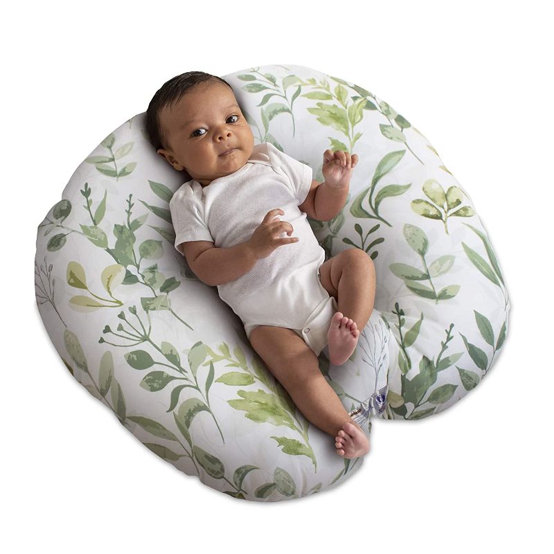 Photo 1 of Boppy Original Newborn Lounger in Green Leaf Décor,, previously opened,, new 