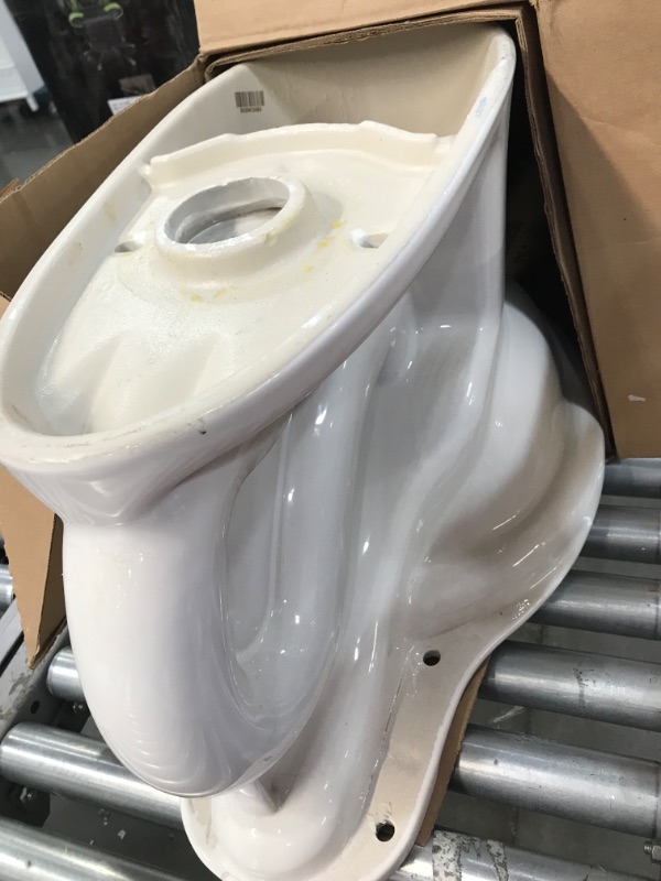 Photo 3 of American Standard Colony Elongated Toilet Bowl, TOILET BOWL ONLY, NO LID, NO INSTRUCTIONS, NO HARDWARE, COSMETIC DAMAGE BUT NO CRACKS OR CHIPPED PIECES,, TOLIET BOWL ALL INTACTED 