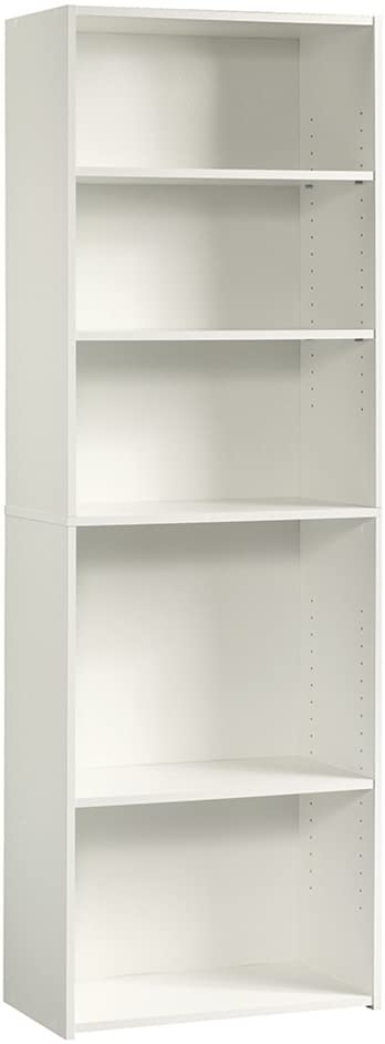 Photo 1 of Sauder Beginnings 5-Shelf Bookcase, Soft White finish