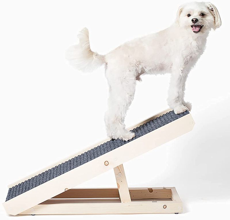 Photo 1 of Alpha Paw The Ramp for Dog 2-Speed Adjustable Dog Ramp