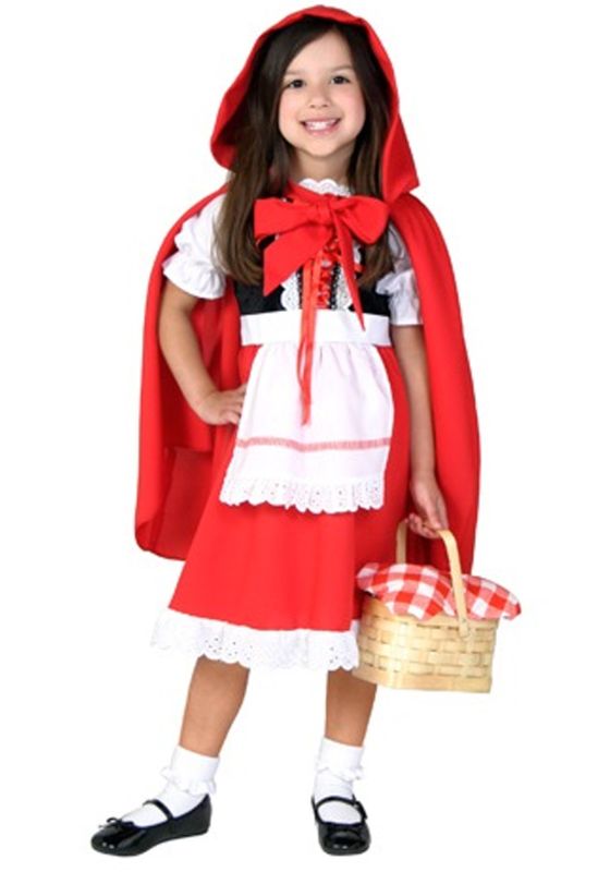 Photo 1 of Fun Costumes Deluxe Toddler Little Red Riding Hood Costume Toddler Halloween Costume 4T SIZE