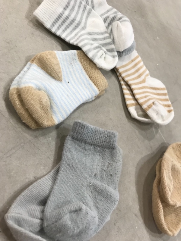 Photo 1 of 6 PACK NEWBORN BABY Organic Cotton Socks