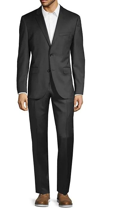 Photo 1 of Boss Hugo Boss Regular Fit Johnstons Lenon Virgin Wool Suit SIZE 56R