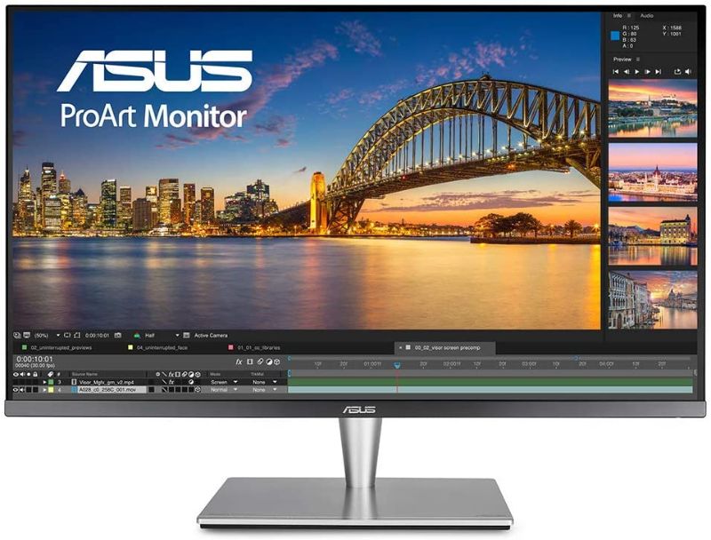 Photo 1 of Asus ProArt PA32UC 32" Monitor 4K HDR-10 99.5 Adobe RGB Thunderbolt 3 DP 1.2 HDMI 2.0B with 384 Local Dimming Zones (Renewed)

