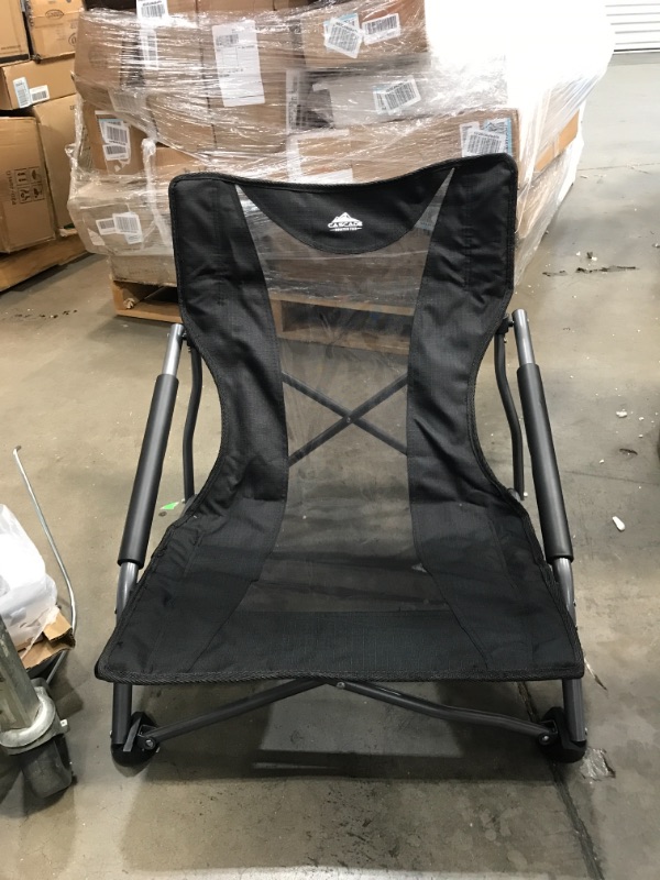 Photo 2 of Cascade Mountain Tech Camping Chair - Low Profile Folding Chair for Camping, Beach, Picnic, Barbeques, Sporting Event with Carry Bag
