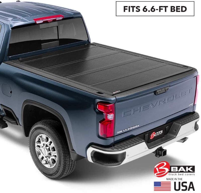 Photo 1 of BAK BAKFlip G2 Hard Folding Truck Bed Tonneau Cover | 226121 | Fits 2014-2018, 19 Ltd/Legacy Chevy/GMC Silverado/Sierra Limited/Legacy, 2014 1500, 2015-19 ALL 6' 7" Bed (78.9")