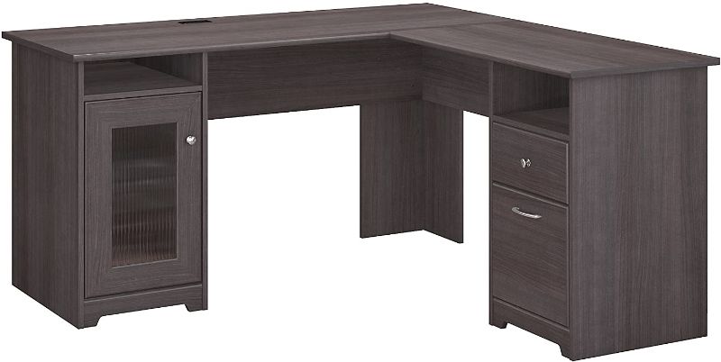 Photo 1 of Bush Cabot L-Shaped Desk with Optional Hutch CARTON 2 OF 2