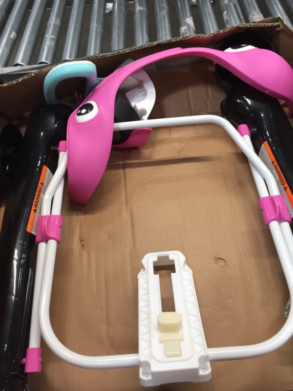 Photo 6 of Delta Children First Race 2-in-1 Baby Walker, Pink
--PARTS MOSTLY--