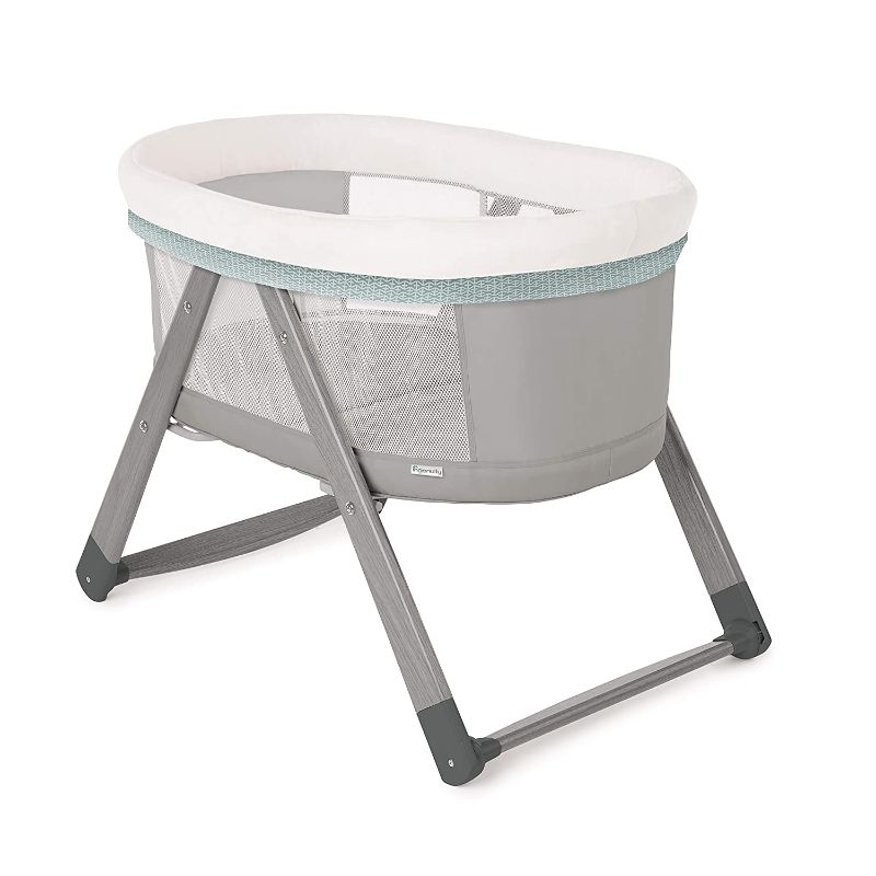 Photo 1 of Ingenuity Foldaway Rocking Wood Bassinet Portable Folding Rocking Bassinet - Wallace
