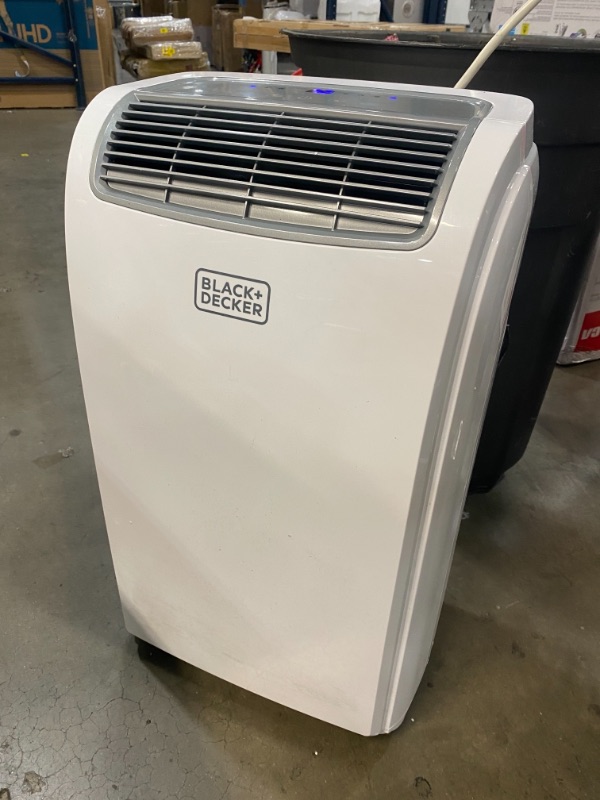 Photo 2 of BLACK+DECKER BPACT08WT Portable Air Conditioner with Remote Control, 5,000 BTU DOE (8,000 BTU ASHRAE), Cools Up to 150 Square Feet, White
