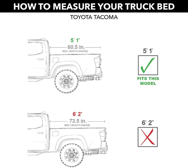 Photo 2 of BAK BAKFlip MX4 Hard Folding Truck Bed Tonneau Cover | 448426 | Fits 2016 - 2021 Toyota Tacoma w/ OE track system 5' 1" Bed (60.5")
