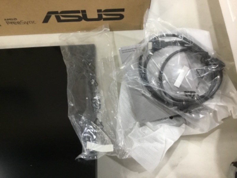 Photo 3 of ASUS VL279HE 27” Eye Care Monitor, 1080P Full HD (1920 x 1080), IPS, 75Hz, Adaptive-Sync, FreeSync, HDMI D-Sub, Frameless, Slim, Wall Mountable, Flicker Free and Blue Light Filter,BLACK