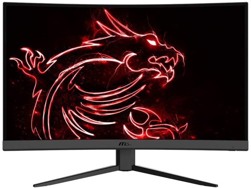 Photo 1 of MSI Optix G32CQ4 QHD 1500R Curvature 16:9 Aspect Ratio Non-Glare Super Narrow Bezel 1ms 2560 x 1440 165Hz Refresh Rate Tilt Adjustment AMD FreeSync 32" Curved Gaming Monitor, Black