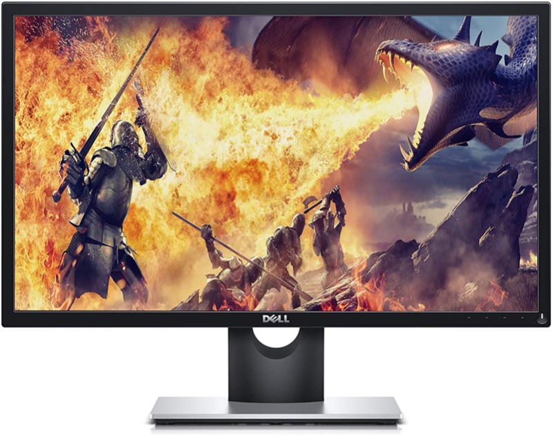 Photo 1 of Dell SE2-417HGX 23.6 Inch TN, Anti-Glare, LED-Backlit Gaming Monitor (Black), 1 MS Reponse Time, FHD (Full HD 1920 x 1080) at 60 Hz, Thin Bezel, 2xHDMI, VGA, Tilt and AMD Radeon FreeSync, 24