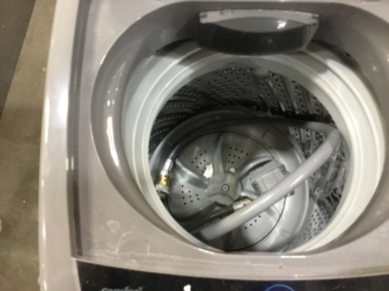Photo 1 of COMFEE' Portable Washing Machine, 0.9 cu.ft Compact Washer With LED Display, 5 Wash Cycles, 2 Built-in Rollers, Space Saving Full-Automatic Washer, Ideal Laundry for RV, Dorm, Apartment, Magnetic Gray