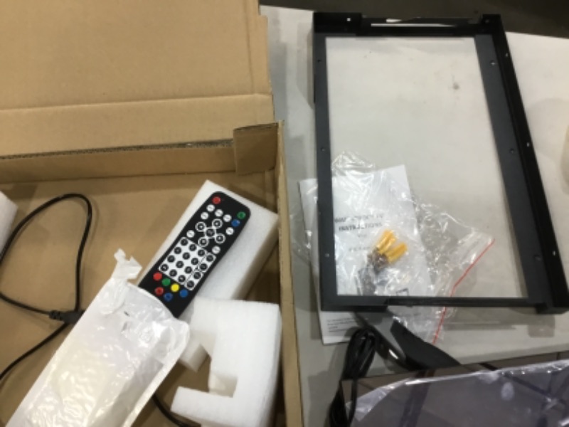 Photo 1 of DOES NOT POWER ON 
Soulaca 22 inches Bathroom Magic Mirror LED TV Android 7.1 IP66 Waterproof Embedded Shower Television (Velasting FBA)
