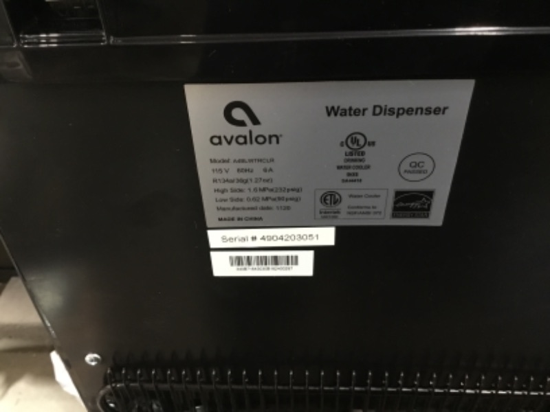 Photo 3 of Avalon Bottom Loading Water Cooler Water Dispenser with BioGuard- 3 Temperature Settings - Hot, Cold & Room Water, Durable Stainless Steel Construction, Anti-Microbial Coating- UL/Energy Star Approved