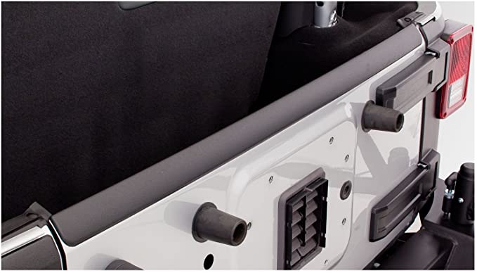 Photo 1 of Bushwacker 14013 Black Trail Armor Hood and Tailgate Protector Set for 2007-2018 Jeep Wrangler JK