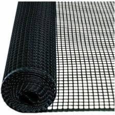 Photo 1 of 3 ft. x 15 ft. x 1/2 in. Black Plastic Hardware Netting