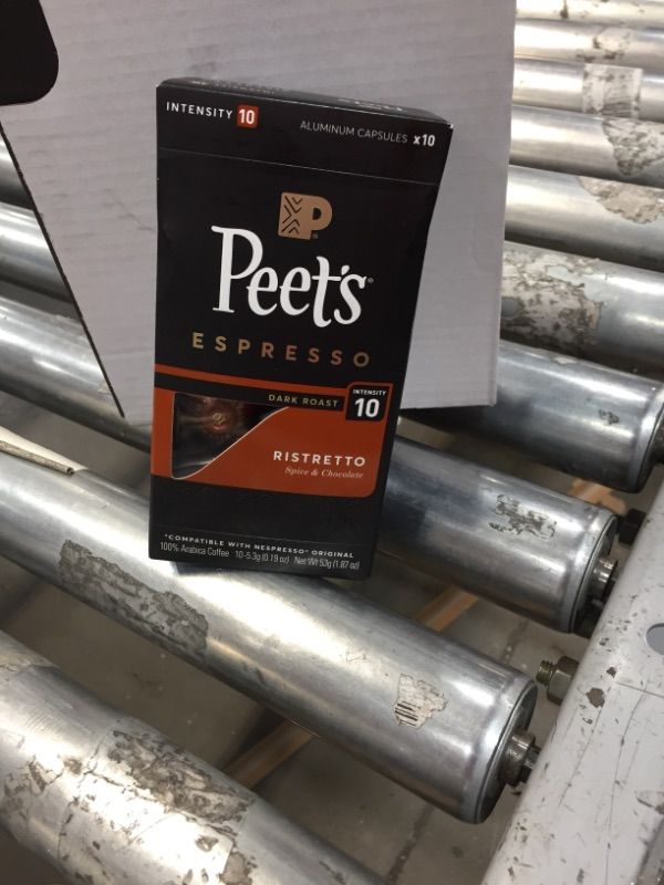 Photo 2 of Peet's Espresso Ristretto Dark Roast Aluminum Capsules - 10ct/1.87oz