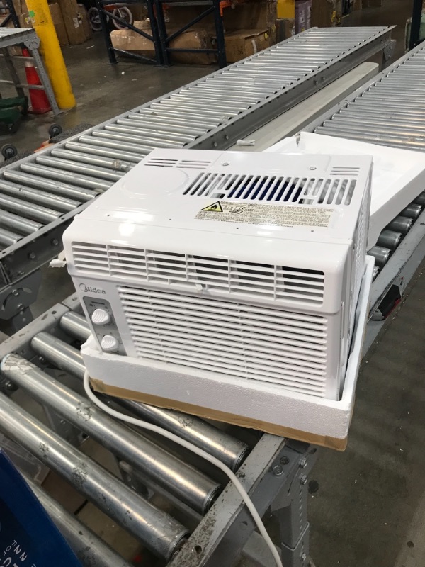 Photo 4 of MIDEA 5,000 BTU EasyCool Window Air Conditioner and Fan-Cools Up to 150 Square Feet with Easy to Use Mechanical Controls and A Reusable Filter, 5000, White