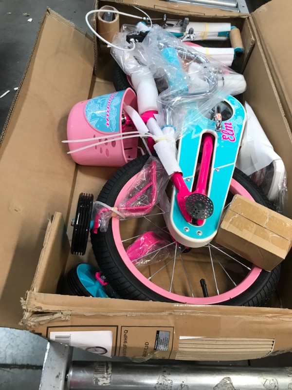 Photo 2 of 
Schwinn Elm Girls Bike for Toddlers and Kids,  16,  inch wheels for Ages 2 Years and Up, Pink, Purple or Teal, Balance or Training Wheels,...
Color:Pink
Style:16-inch Wheels