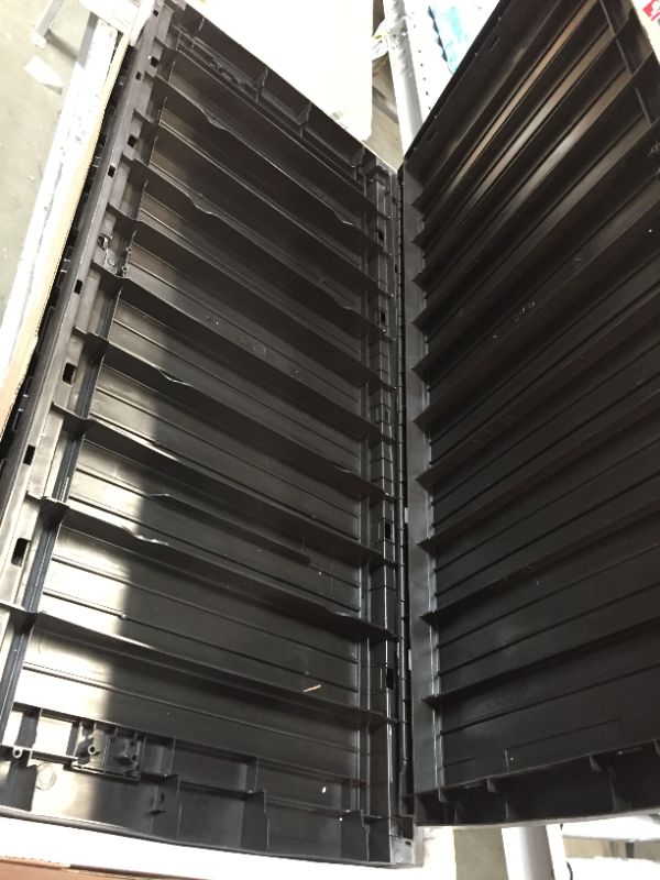 Photo 1 of 80gal Springwood Outdoor Resin Storage Deck Box Brown - Keter