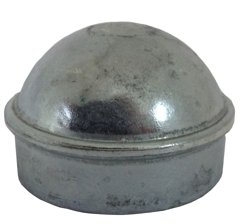 Photo 1 of 2-3/8" Chain Link Fence Post Cap - Use for 2-3/8" Outside Diameter Post/Pipe - Aluminum Chain Link Post Cap
