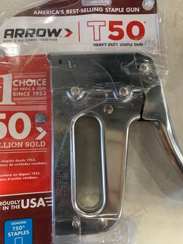 Photo 2 of Arrow Staple Gun, Heavy Duty, T50

//missing components 