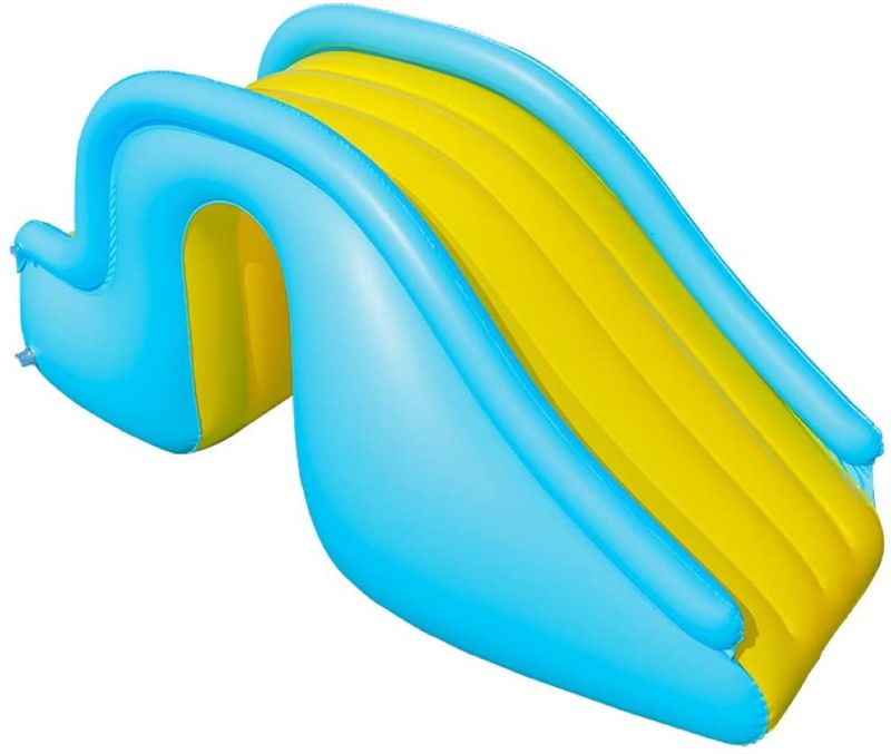 Photo 1 of Gona Inflatable Waterslide for Swimming Pool, Kids Inflatable Swimming Pool Water Slide Accessory (158x79 cm)