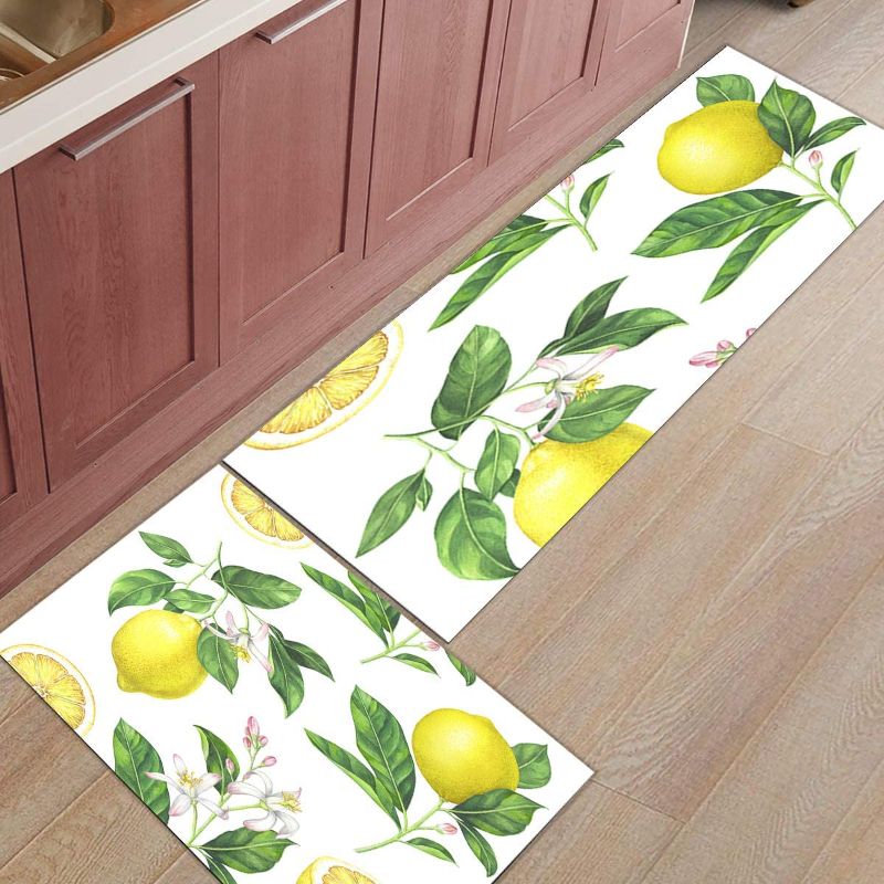 Photo 1 of 2pcs Anti Fatigue Kitchen Rug Comfort Floor Non Slip