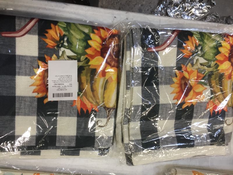 Photo 2 of 2 PACK Thanksgiving Pillow Covers 18x18 Set of 8 in total 