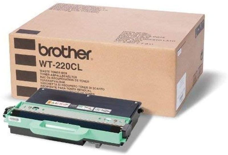 Photo 1 of Brother Genuine WT220CL Waste Toner Box, WT220,Black

