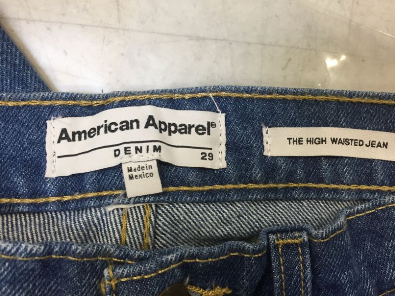 Photo 2 of America Apparel Denim The High Waisted Jean Size 29