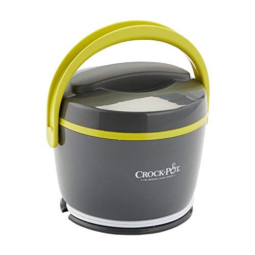 Photo 1 of Crock-Pot 20-Ounce Lunch Crock Food Warmer - Gray and Green