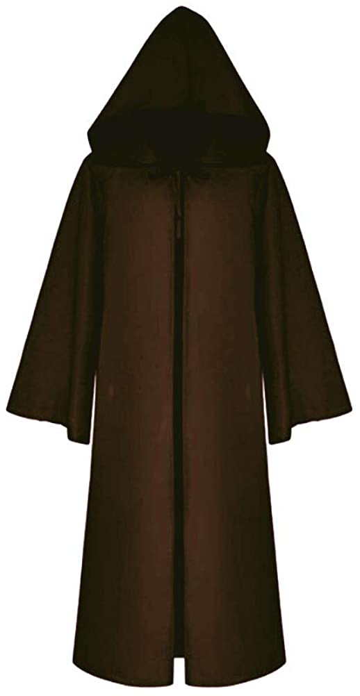 Photo 1 of Cos2be Medieval Priest Monk Robe-Hooded Cap Cloak XXL