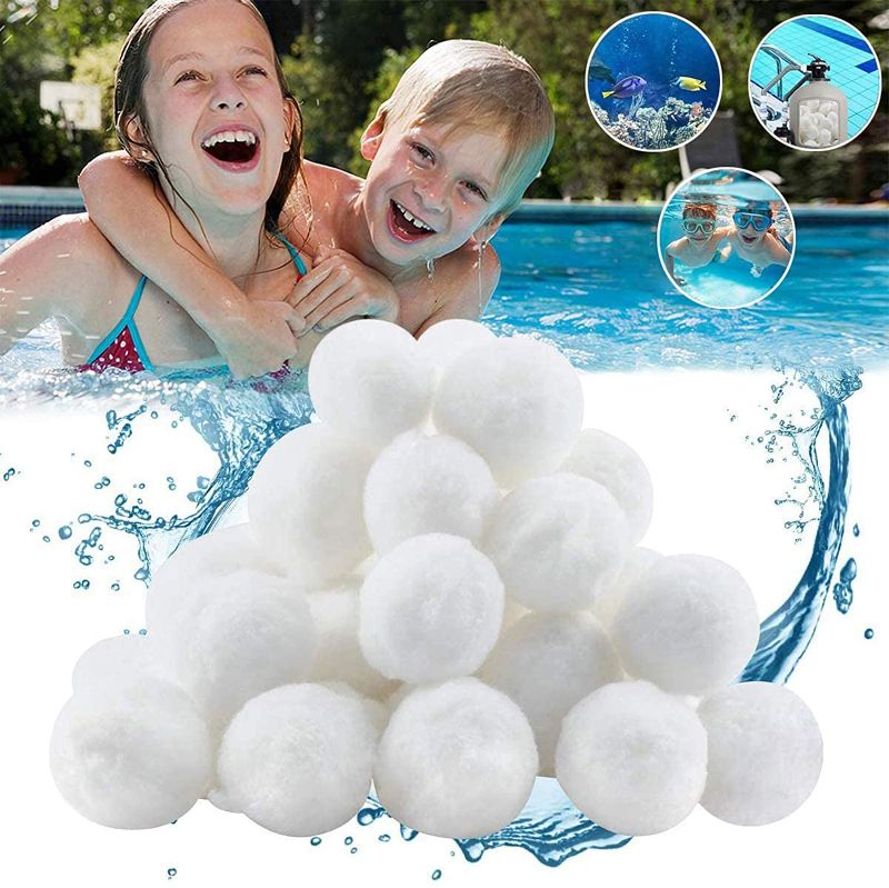 Photo 1 of 3.1. lbs Pool Filter Balls, Eco-Friendly Fiber Filter Media for Swimming Pool Aquarium Filters  