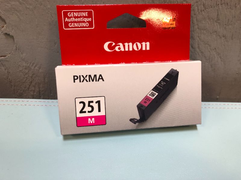 Photo 1 of Canon CLI-251 Single Pixma Ink Cartridge - Magenta (6515B004)