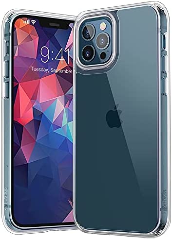 Photo 1 of YOUMAKER Clear Case for iPhone 12 Pro Max, [Not Yellowing] Compatible with iPhone 12 Pro Max Shockproof Protective Phone Slim Thin case for 5G 6.7 inch 2020 - Crystal Clear---TWO PACK 
