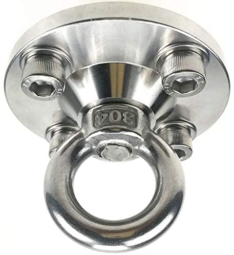 Photo 1 of 360° Rotate Bearing Hangers, 1765LBS Capacity SUS304 Stainless Steel Anti-Rust, for Wood, Concrete, Playground, Yoga, Hammock Chair, Punching Bag, Porch Swing , Great for Outside Yard Camping Lawn.